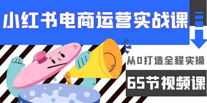 （9724期）小红书电商运营实战课，​从0打造全程实操（65节视频课）-AI网创