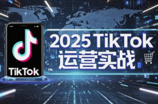 2025TikTok电商运营,掌握TikTok店铺运营核心技巧,实现低成本高转化-渡鸦网创